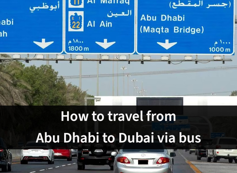 How to travel from Abu Dhabi to Dubai via bus